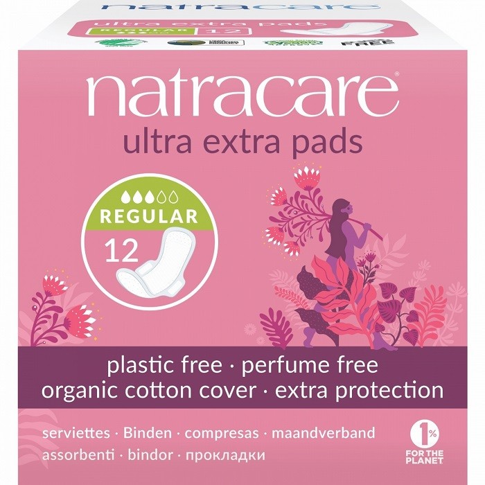 Absorbante Ultra Extra de noapte Normal 3 picaturi 12buc Natracare