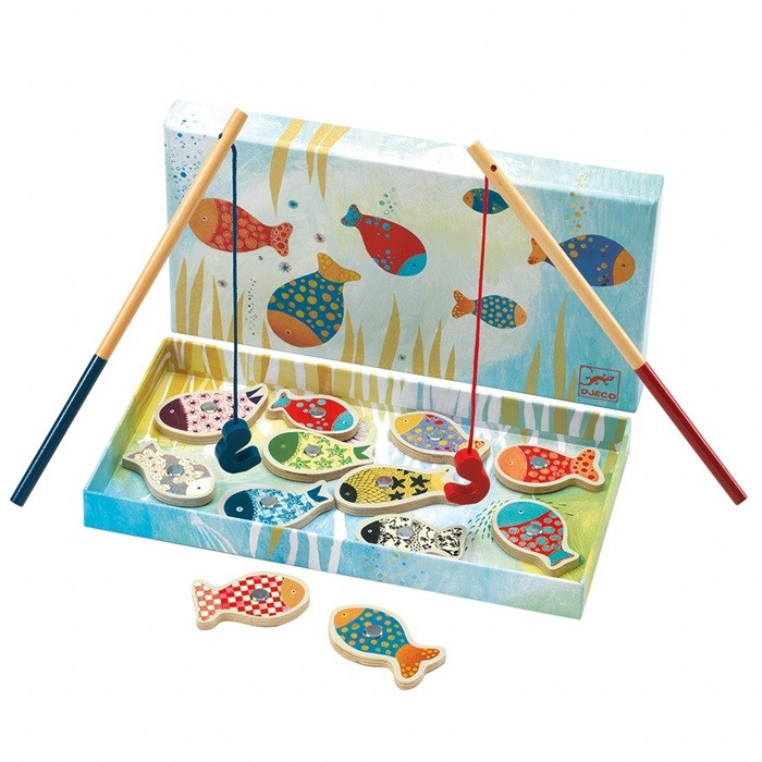 Joc magnetic de pescuit Fishing Dream Djeco, de la 2 ani