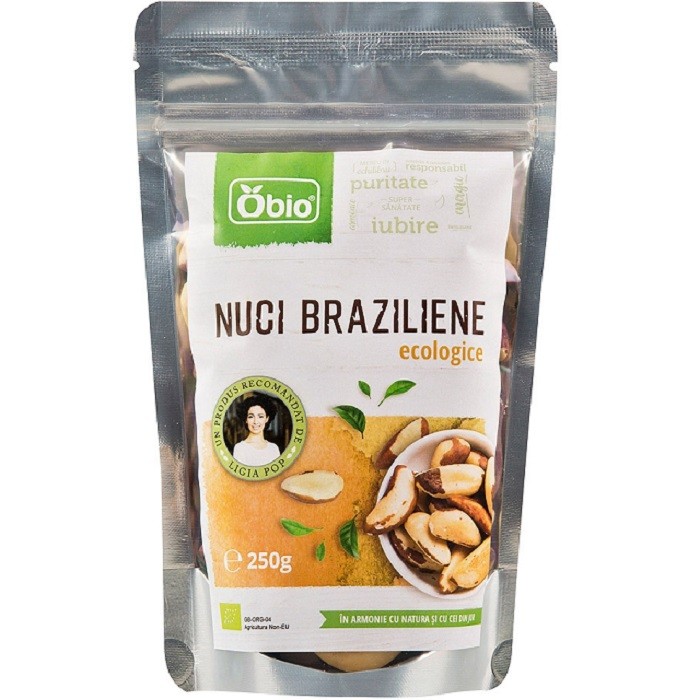 Nuci Braziliene bio organice 250g Obio