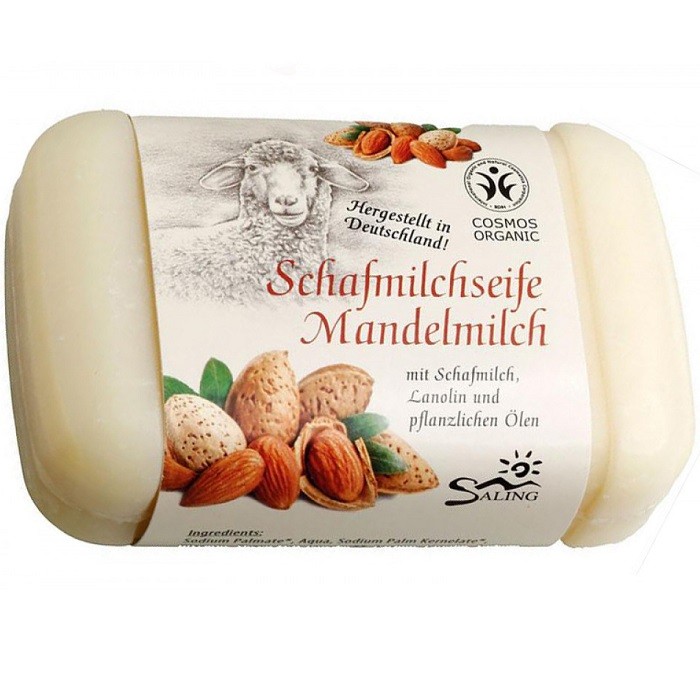 Sapun cremos cu lapte de oaie si lapte de migdale 100g Saling