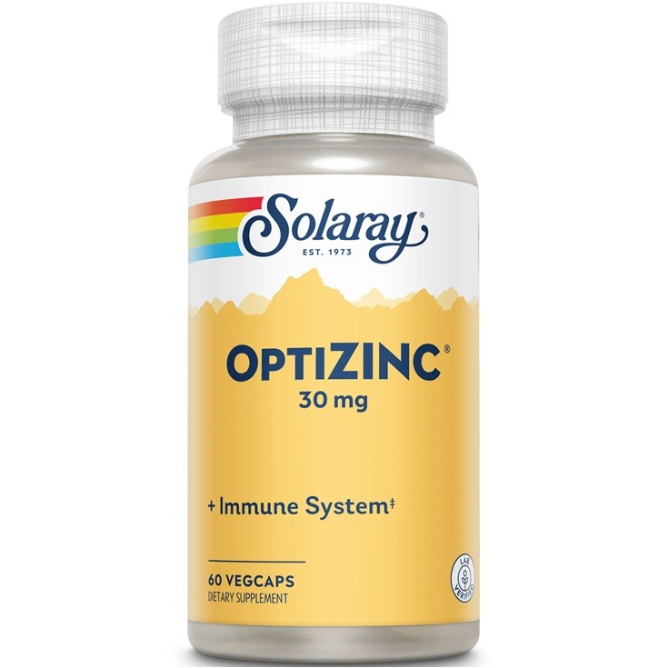 OptiZinc 30mg 60 capsule vegetale Solaray