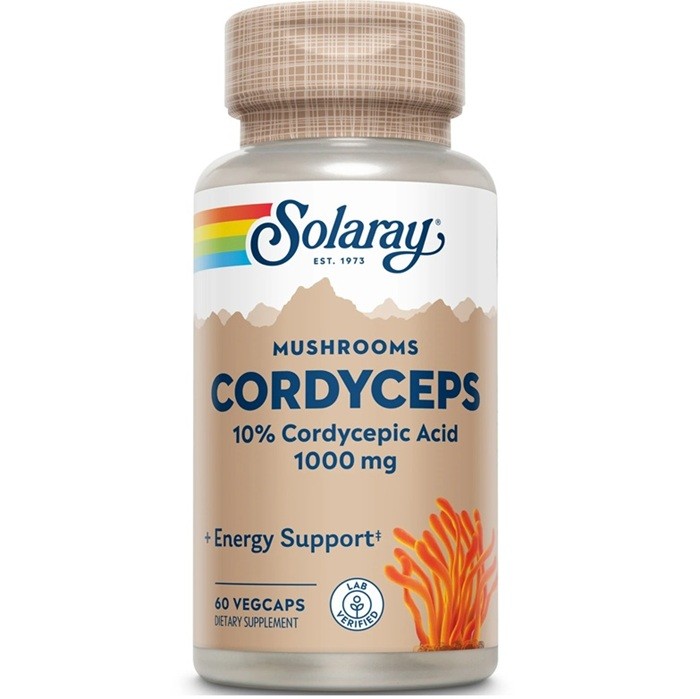 Cordyceps (ciuperca medicinala tibetana) 60 capsule vegetale Solaray