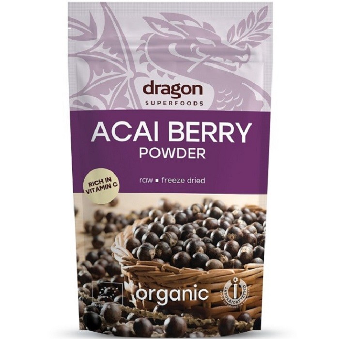 Acai pulbere raw bio 75g Dragon Superfood