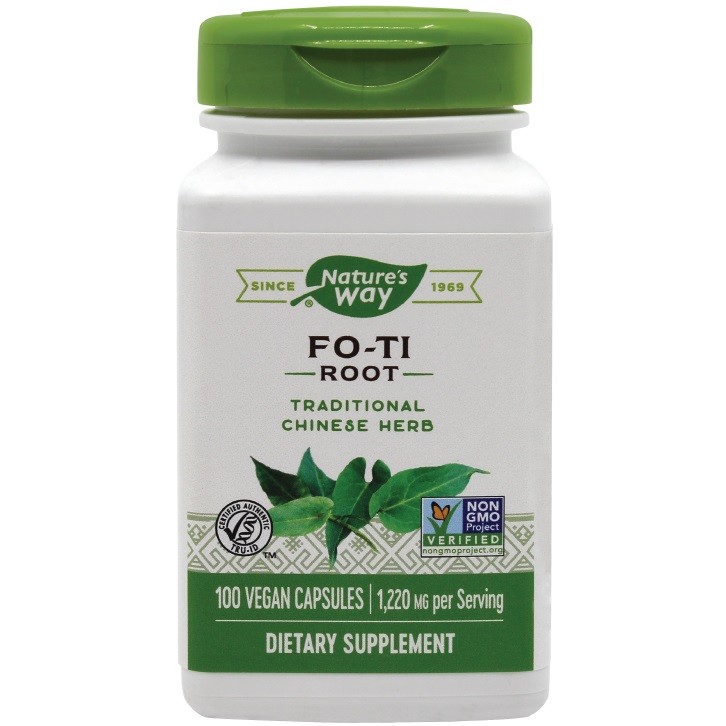 Fo-Ti (adaptogen, imunostimulent) 610mg 100 capsule vegetale Nature's Way
