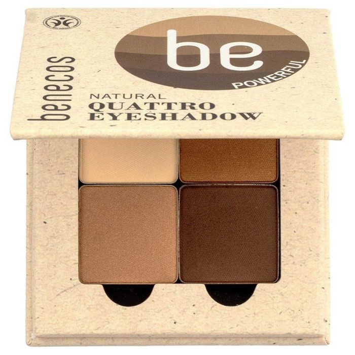 Fard de pleoape natural Quattro Coffee Cream, vegan 8g Benecos