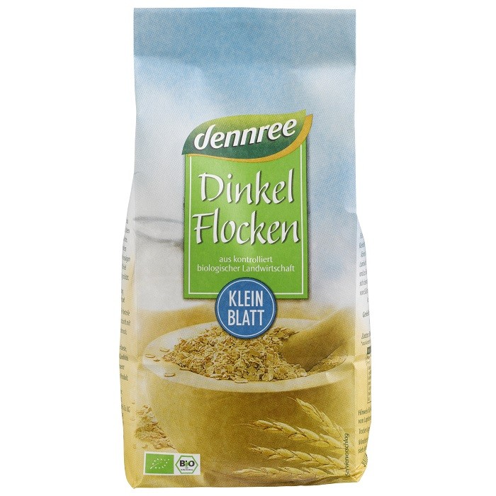 Fulgi mici de spelta bio 500g Dennree