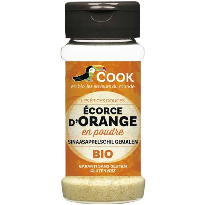 Coaja de portocale pudra bio, fara gluten 32g Cook