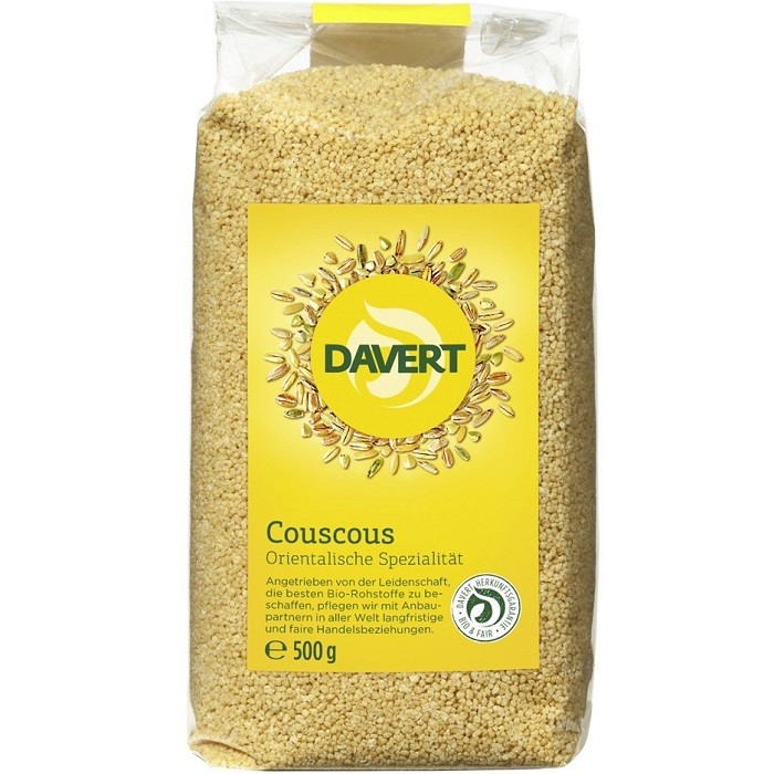 Cous cous bio din grau dur (cuscus organic) 500g Davert