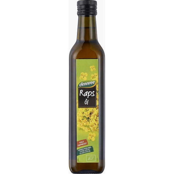 Ulei de rapita bio, presat la rece 500ml Dennree