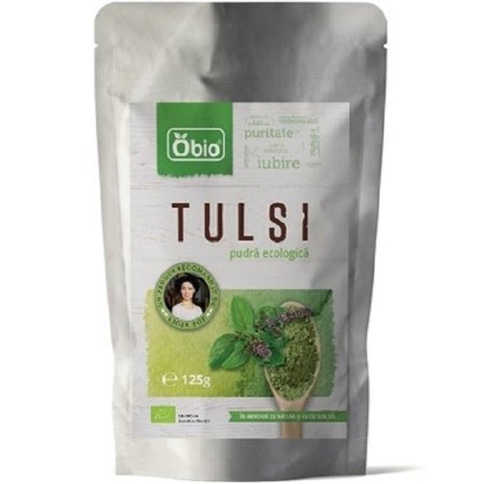 Tulsi pulbere bio 125g Obio