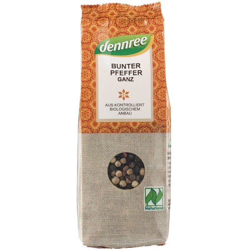 Amestec de piper boabe bio 65g Dennree