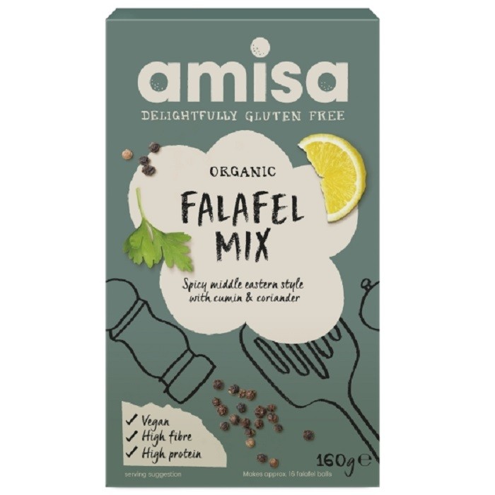 Mix pentru falafel bio, fara gluten 180g Amisa