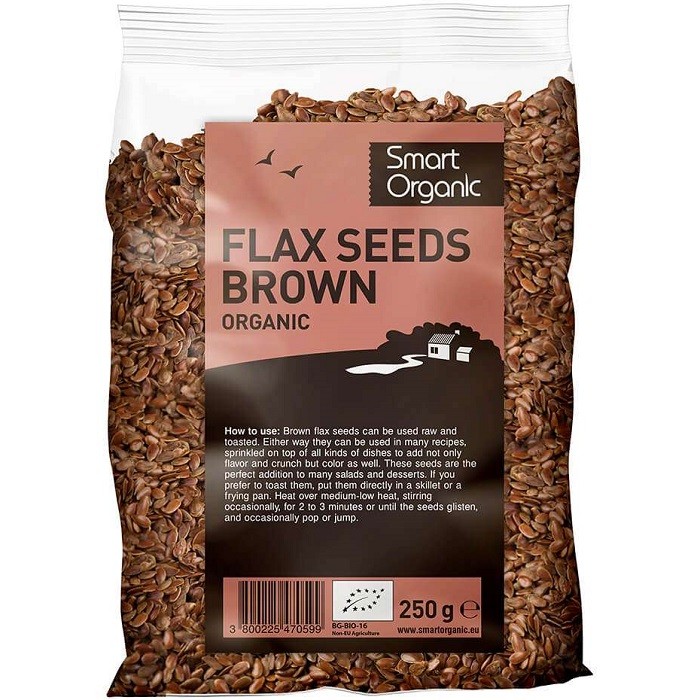 Seminte de in maro bio 250g Smart Organic