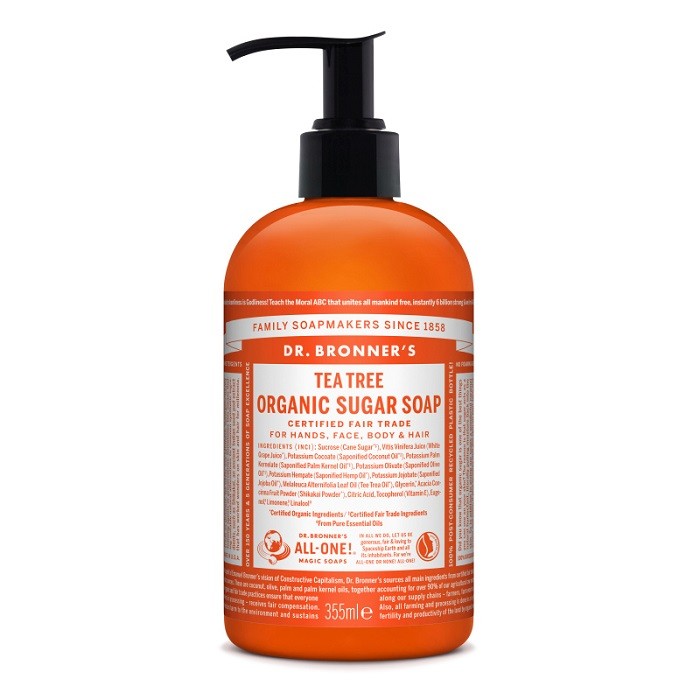 Sapun lichid organic shikakai si Tea Tree 355ml Dr Bronner