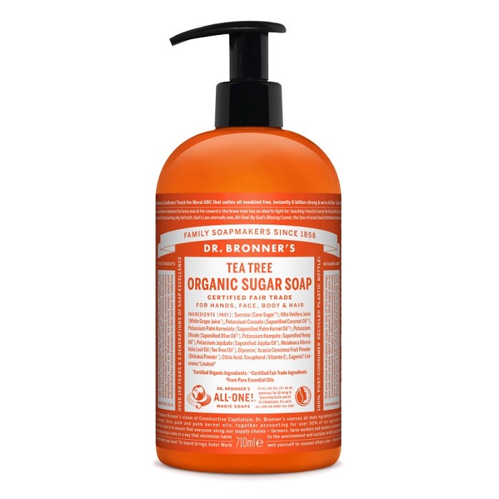 Sapun lichid organic shikakai si Tea Tree 710ml Dr Bronner