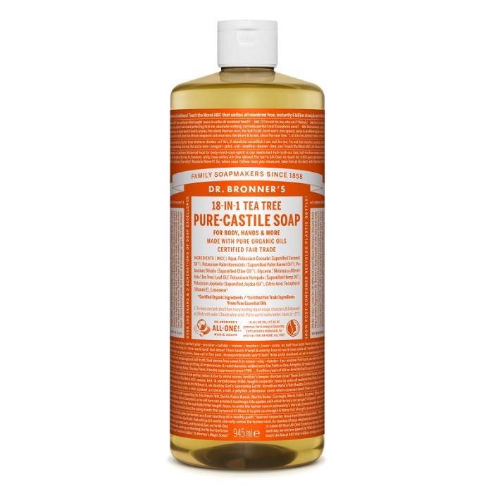 Sapun lichid bio de Castilia cu tea tree 945ml Dr Bronner