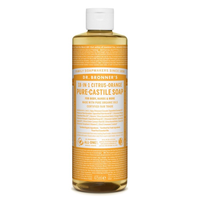 Sapun lichid bio de Castilia cu citrice 475ml Dr Bronner