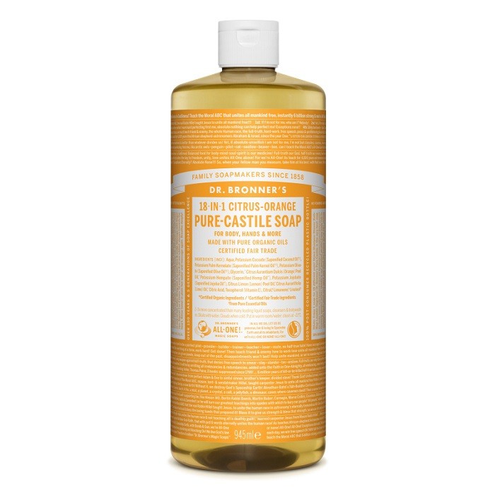 Sapun lichid bio de Castilia cu citrice 945ml Dr Bronner