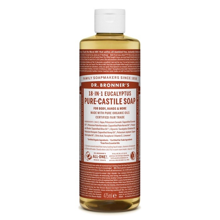 Sapun lichid bio de Castilia cu eucalipt 475ml Dr Bronner