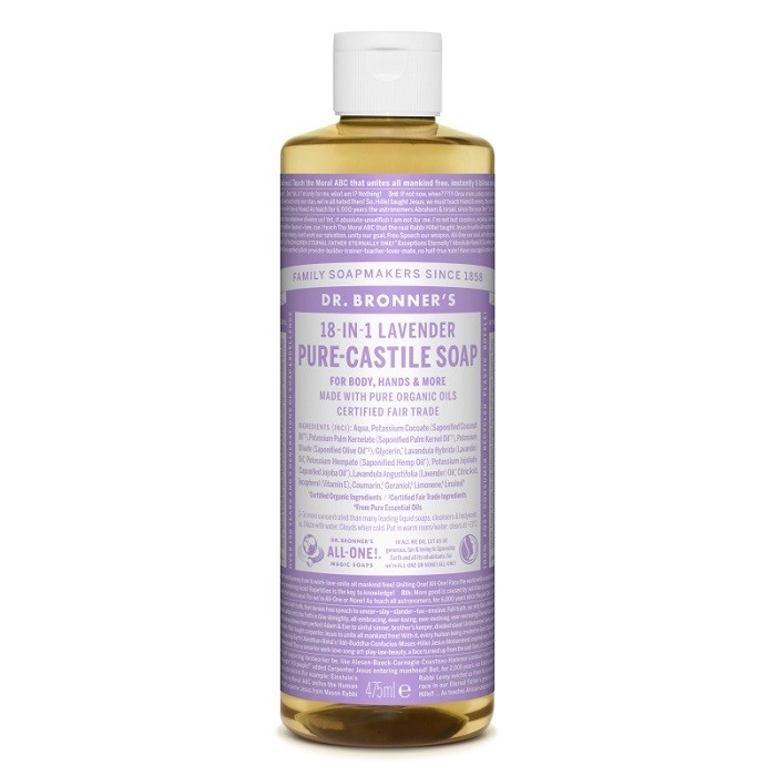 Sapun lichid bio de Castilia cu lavanda 475ml Dr Bronner