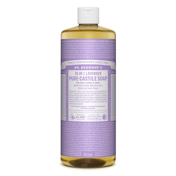 Sapun lichid bio de Castilia cu lavanda 945ml Dr Bronner