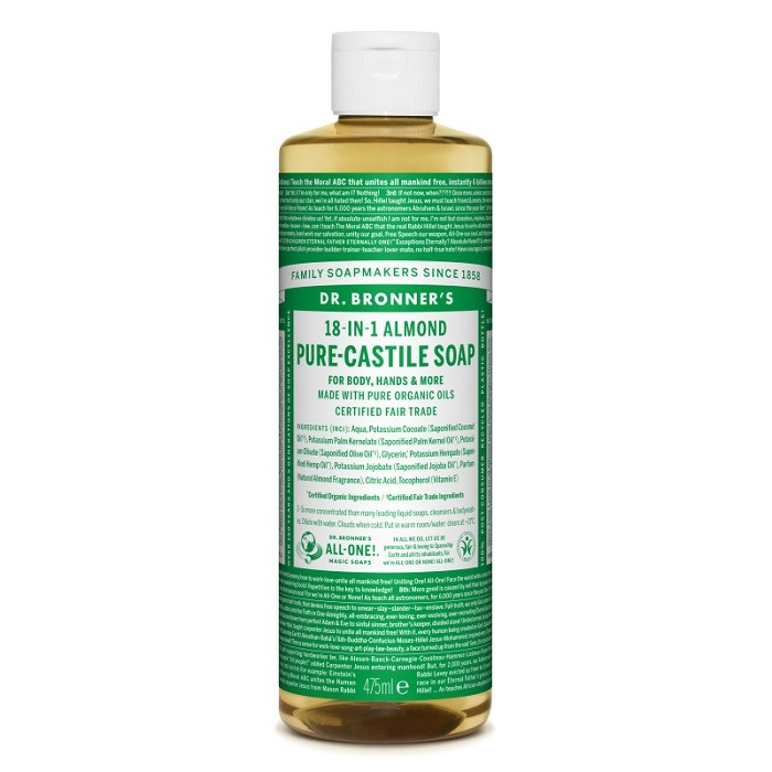 Sapun lichid bio de Castilia cu migdale 475ml Dr Bronner