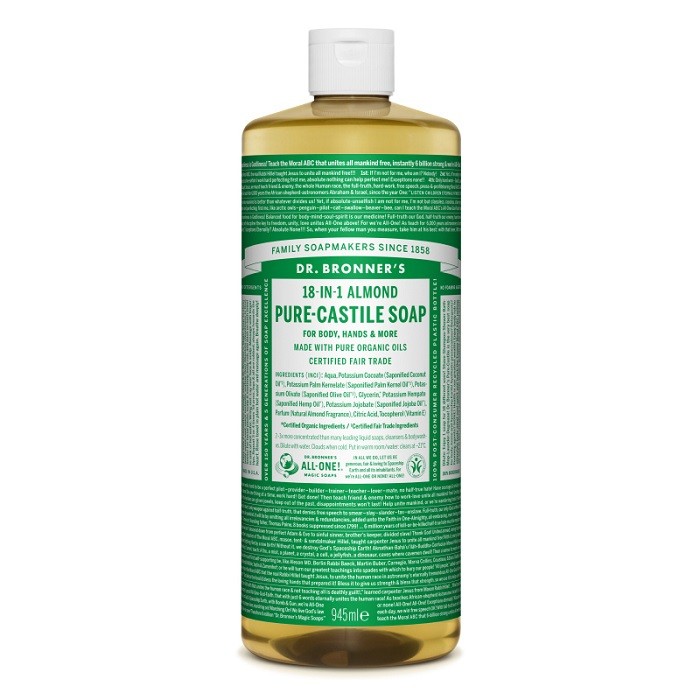 Sapun lichid bio de Castilia cu migdale 945ml Dr Bronner