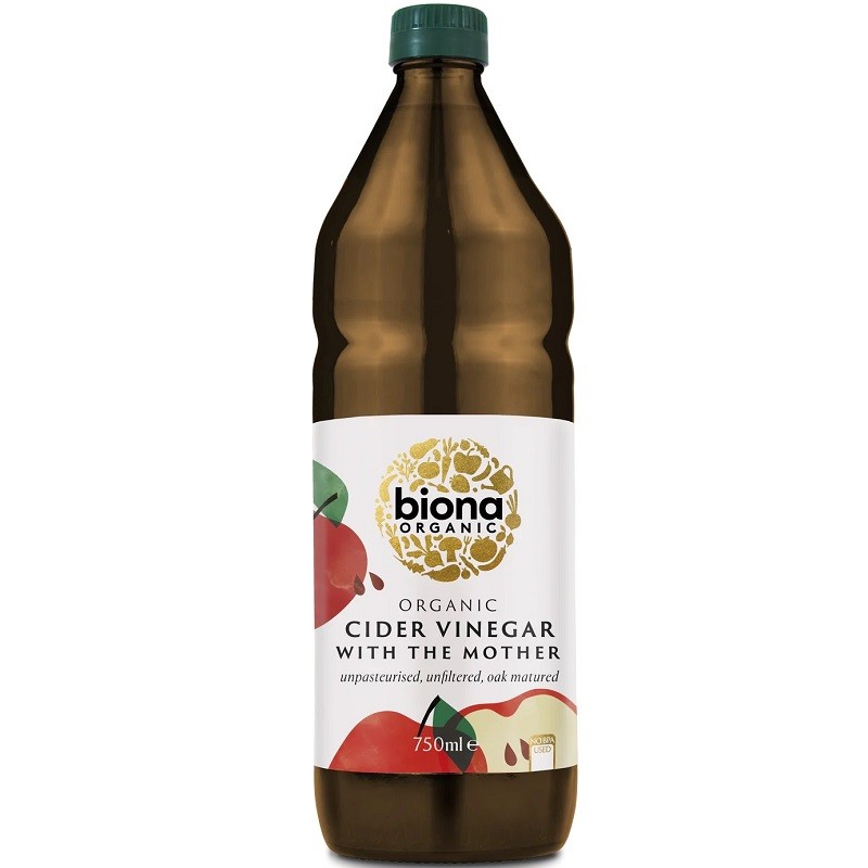 Otet din cidru de mere bio, nefiltrat 750ml Biona