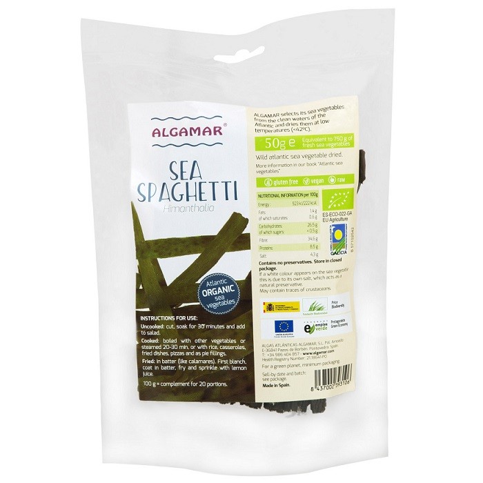 Alge Sea Spaghetti bio 50g Algamar