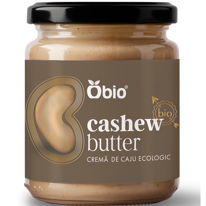 Crema de caju bio, fara gluten, fara sare 250g Obio