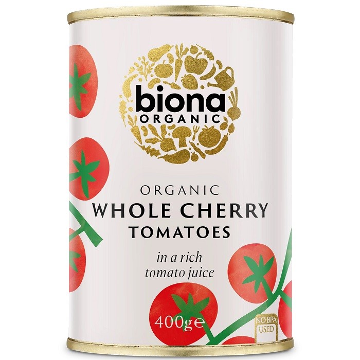 Rosii cherry bio, conserva 400g Biona