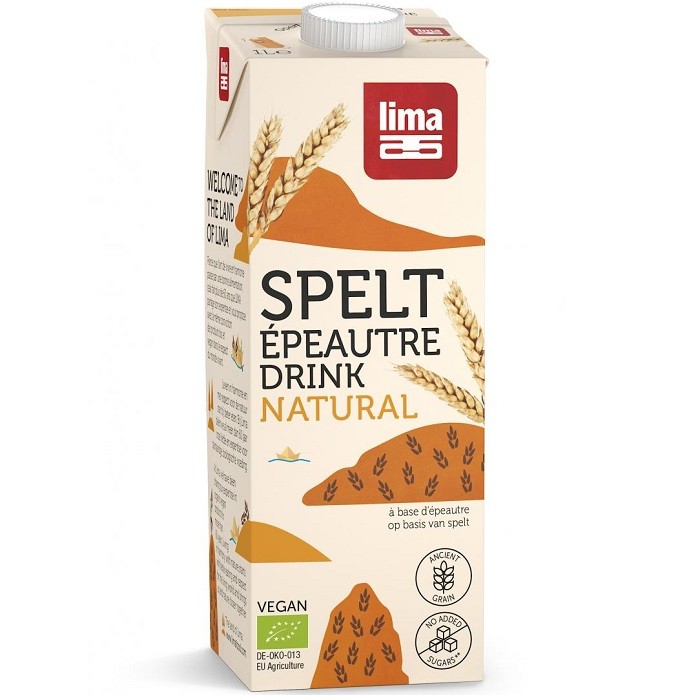 Bautura vegetala de spelta bio vegan, fara zahar 1L Lima