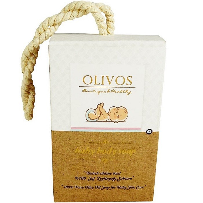 Sapun natural pentru bebelusi cu ulei de masline 100g Olivos