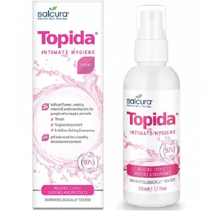 Topida Spray tratament igiena intima, infectii fungice 50ml Salcura