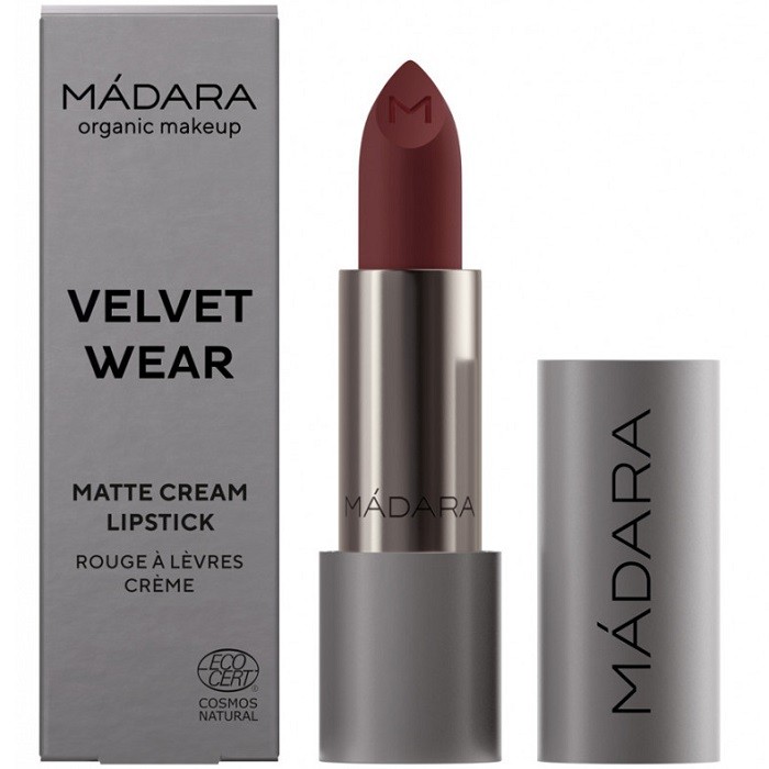 Ruj mat cremos 35 Dark Nude Velvet Wear 4g Madara Organic