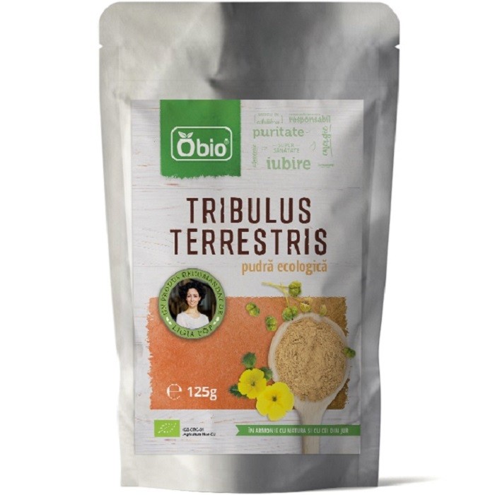 Tribulus Terrestris pulbere bio 125g Obio
