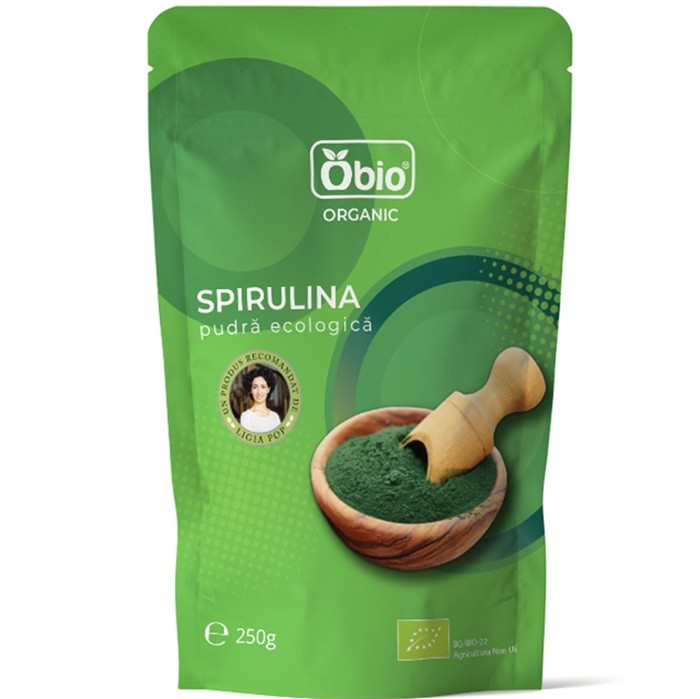 Spirulina pulbere bio vegan 250g Obio