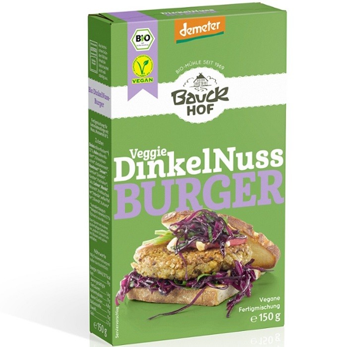 Mix pentru burgeri cu nuci si spelta bio 150g Bauckhof