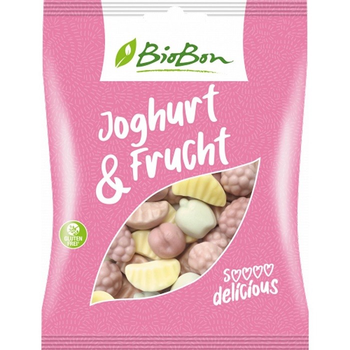 Jeleuri cu iaurt si fructe bio 100g Biobon