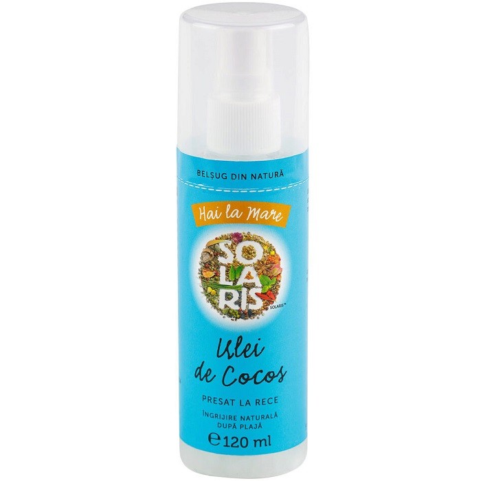 Ulei de cocos presat la rece, Hai la mare Solaris 120ml