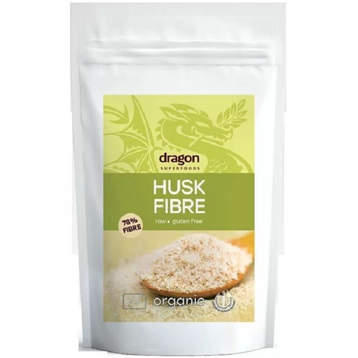Tarate de psyllium bio raw, fara gluten 150g Dragon Superfood