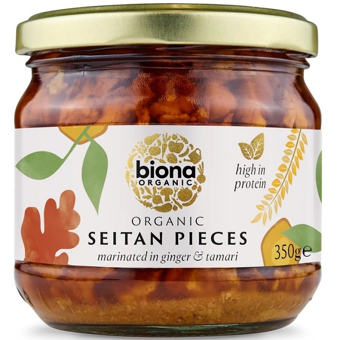 Seitan bio marinat in sos de soia cu ghimbir 350g Biona
