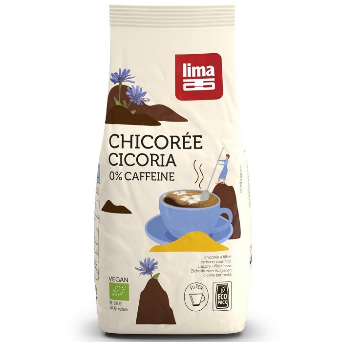 Cafea de cicoare bio vegan, fara cafeina, granulata 500g Lima