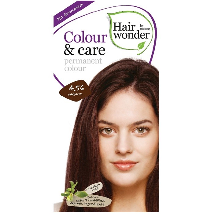 Vopsea de par fara amoniac 4.56 Auburn Colour Care Hairwonder