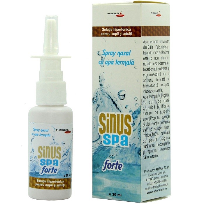 Spray nazal cu apa termala Sinus spa forte 30ml Phenalex