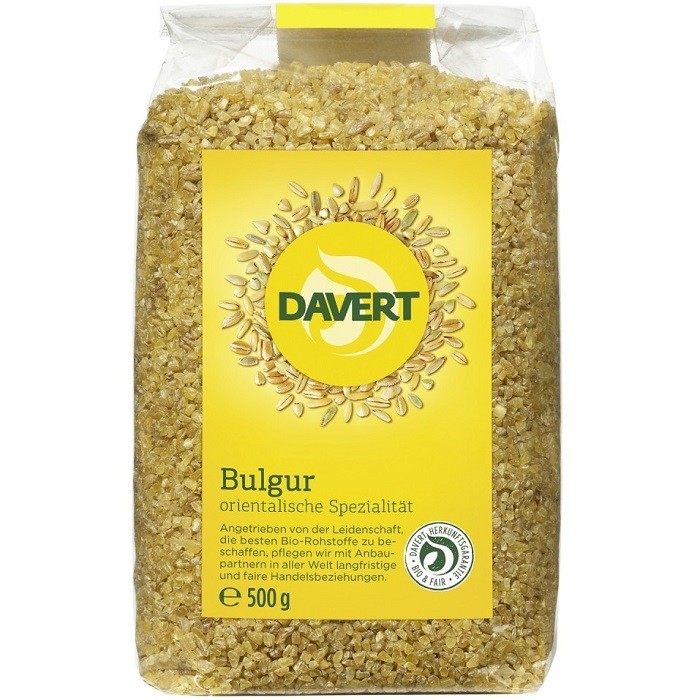 Bulgur bio (specialitate orientala) 500g Davert