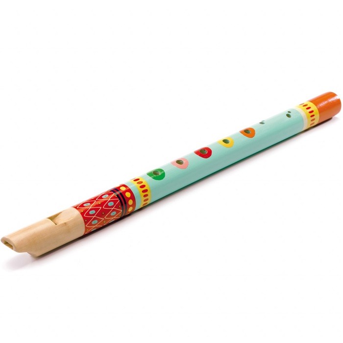 Instrument muzical Flaut din lemn Djeco, de la 3 ani