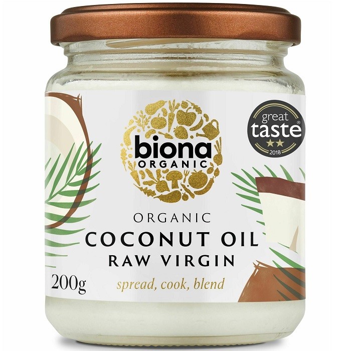 Ulei de cocos virgin bio raw, presat la rece 200g Biona