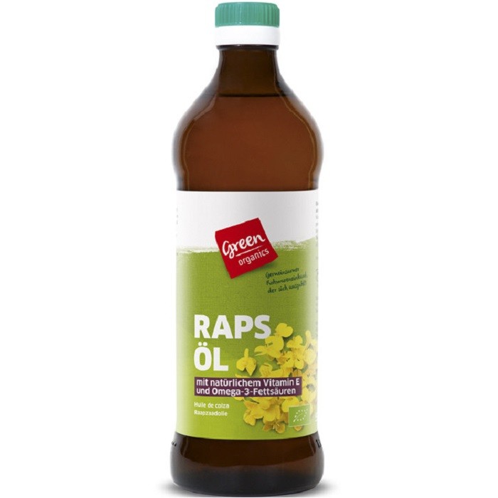 Ulei de rapita bio, presat la rece 500ml Green Organics