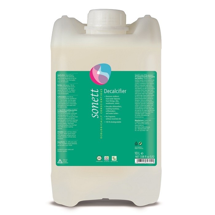 Detartrant (anticalcar) ecologic cu acid citric 10L Sonett